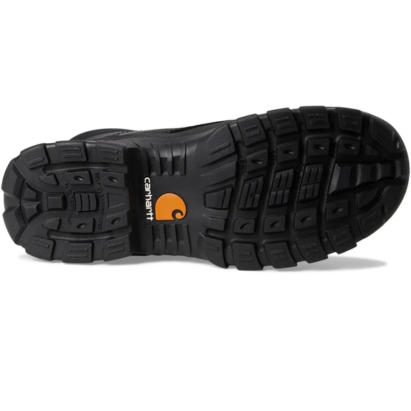 Carhartt Black Leather Work Boots with Padded Ankle - Picture 6 of 12